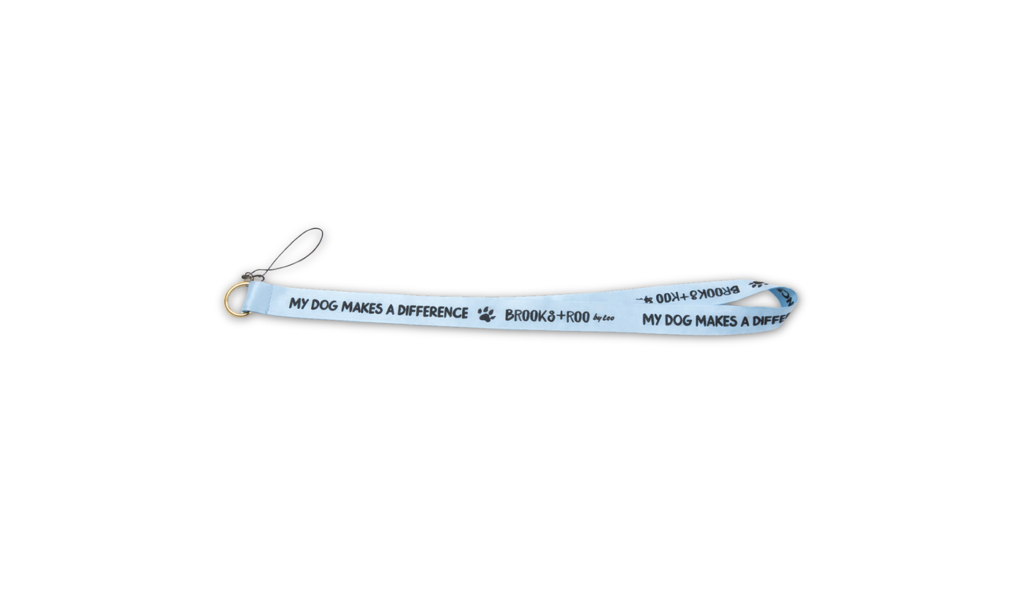 "My Dog Makes a Difference" Lanyard